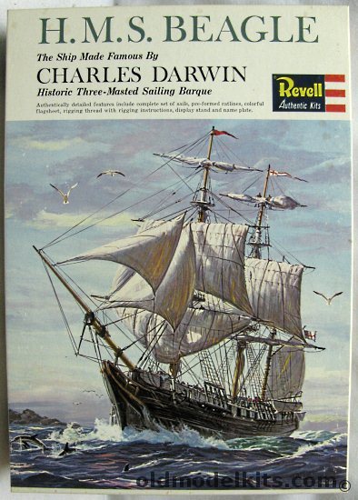 Revell 1/110 HMS Beagle Historic Sailing Barque - Charles Darwin's Ship, H328-300 plastic model kit
